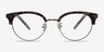 Annabel Gunmetal & Tortoise Acetate-metalEyeglass Frames from EyeBuyDirect, Front View