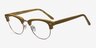 Esteban Yellow AcetateEyeglass Frames from EyeBuyDirect, Angle View