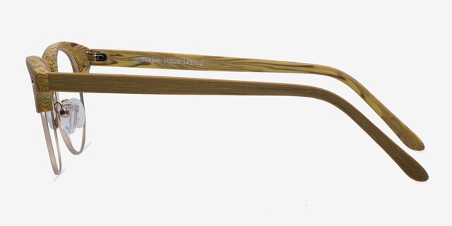 Esteban Yellow AcetateEyeglass Frames from EyeBuyDirect, Side View