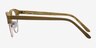 Esteban Yellow AcetateEyeglass Frames from EyeBuyDirect, Side View