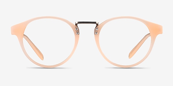 Get Lucky Ivory/Silver Acetate-metal Montures de lunettes de vue