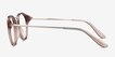 Get Lucky Brown & Silver Acetate, MetalEyeglass Frames from EyeBuyDirect, Side View