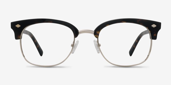 Japan Morning  Dark Tortoise  Acetate-metal Eyeglass Frames from EyeBuyDirect