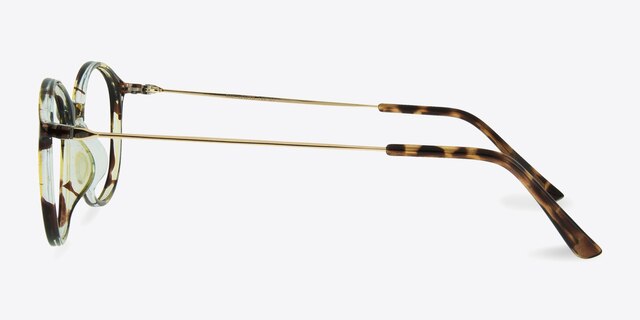 Doc Tortoise PlasticEyeglass Frames from EyeBuyDirect, Side View
