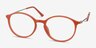 Doc Pink PlasticEyeglass Frames from EyeBuyDirect, Angle View