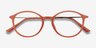 Doc Pink PlasticEyeglass Frames from EyeBuyDirect, Closed View