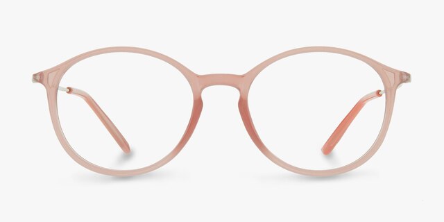 Doc Light Pink PlasticEyeglass Frames from EyeBuyDirect, Front View