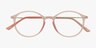 Doc Light Pink PlasticEyeglass Frames from EyeBuyDirect, Closed View