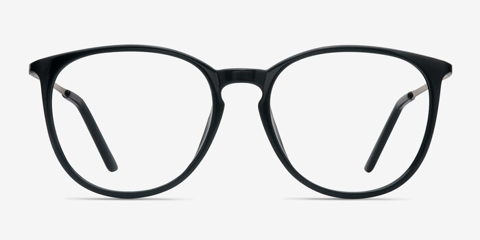 Naomi Noir Plastic-metal Montures de lunettes de vue d'EyeBuyDirect