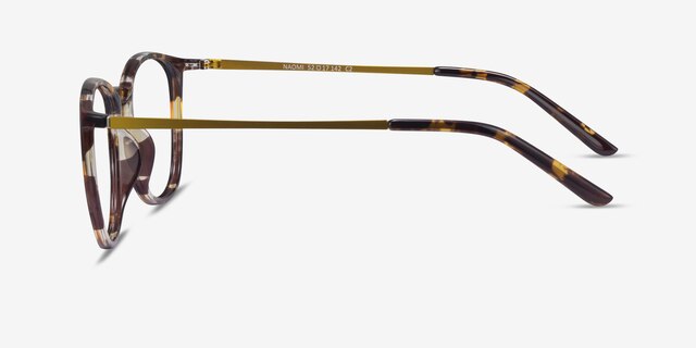 Naomi Écailles Plastic-metalMontures de lunettes de vue d'EyeBuyDirect, Vue de Côté
