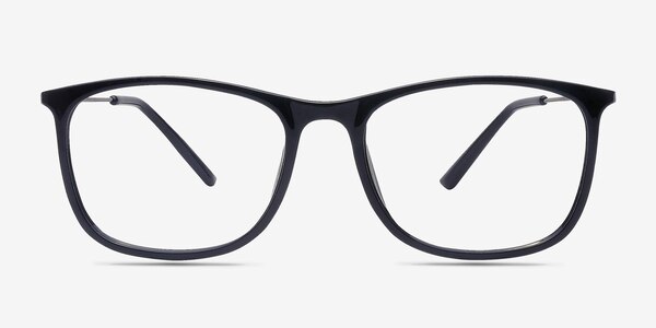 Hurricane Black Plastic Eyeglass Frames