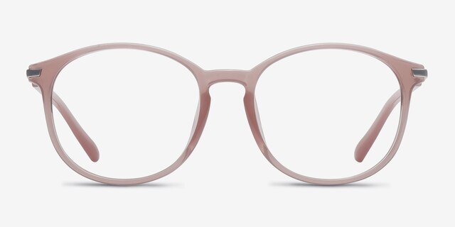 Lindsey Pink PlasticEyeglass Frames from EyeBuyDirect, Front View