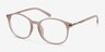 Lindsey Pink PlasticEyeglass Frames from EyeBuyDirect, Angle View