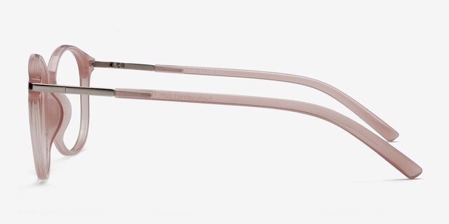 Lindsey Pink PlasticEyeglass Frames from EyeBuyDirect, Side View