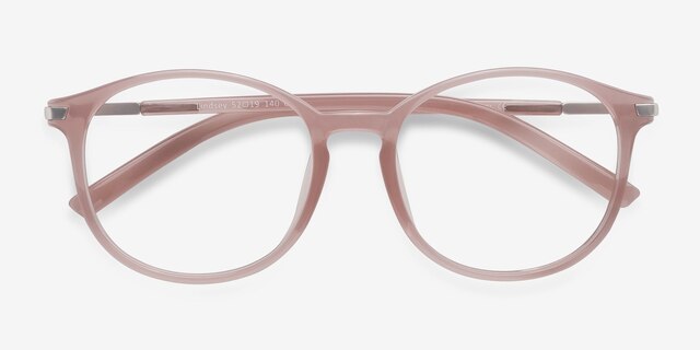 Lindsey Pink PlasticEyeglass Frames from EyeBuyDirect, Closed View