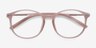 Lindsey Pink PlasticEyeglass Frames from EyeBuyDirect, Closed View