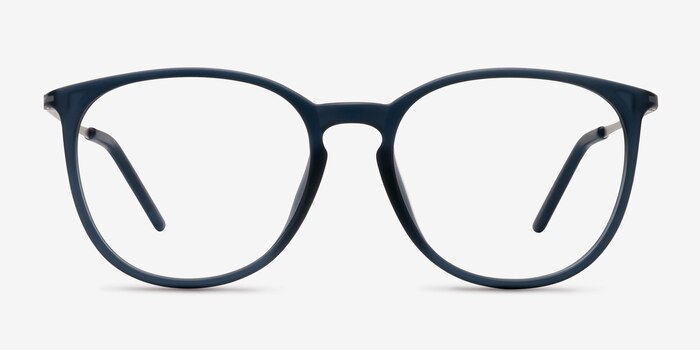 Naomi Matte Blue Plastique Montures de lunettes de vue d'EyeBuyDirect