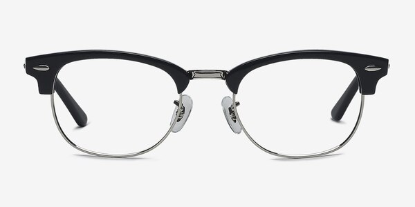 Sweet Janet Navy Silver Acetate Eyeglass Frames