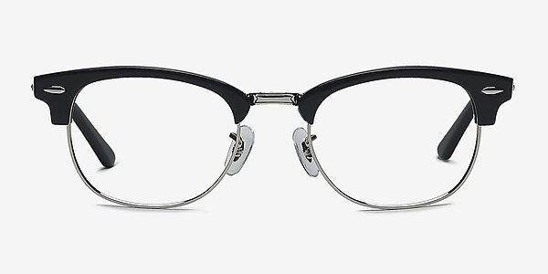 Sweet Janet Navy Silver Acetate Eyeglass Frames