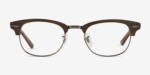Sweet Jane Brun Wood-texture Montures de lunettes de vue