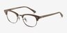 Sweet Jane Brown Wood-textureEyeglass Frames from EyeBuyDirect, Angle View