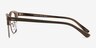 Sweet Jane Brown Wood-textureEyeglass Frames from EyeBuyDirect, Side View