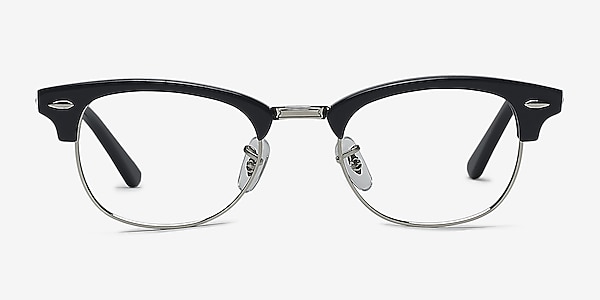 Sweet Jane Navy Silver Acétate Montures de lunettes de vue