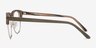 Esteban Brown AcetateEyeglass Frames from EyeBuyDirect, Side View