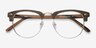 Esteban Brown AcetateEyeglass Frames from EyeBuyDirect, Closed View