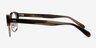 Look Up Brown AcetateEyeglass Frames from EyeBuyDirect, Side View