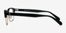 Look Up Black AcetateEyeglass Frames from EyeBuyDirect, Side View