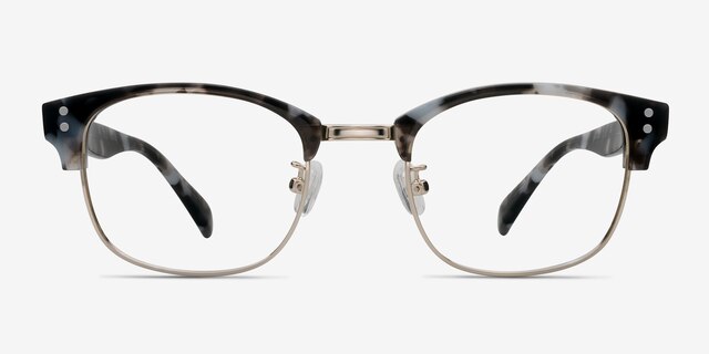 Look Up Gray AcetateEyeglass Frames from EyeBuyDirect, Front View