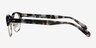 Look Up Gray AcetateEyeglass Frames from EyeBuyDirect, Side View