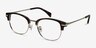 Kinjin Tortoise AcetateEyeglass Frames from EyeBuyDirect, Angle View