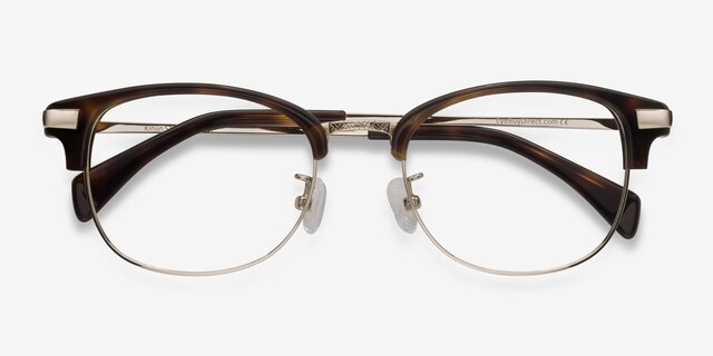 Kinjin Tortoise AcetateEyeglass Frames from EyeBuyDirect, Closed View