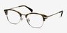 Kinjin Brown AcetateEyeglass Frames from EyeBuyDirect, Angle View
