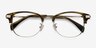 Kinjin Brown AcetateEyeglass Frames from EyeBuyDirect, Closed View