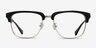 Arcade Black AcetateEyeglass Frames from EyeBuyDirect, Front View
