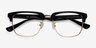 Arcade Black AcetateEyeglass Frames from EyeBuyDirect, Closed View