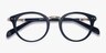 Bellefond Navy AcetateEyeglass Frames from EyeBuyDirect, Closed View