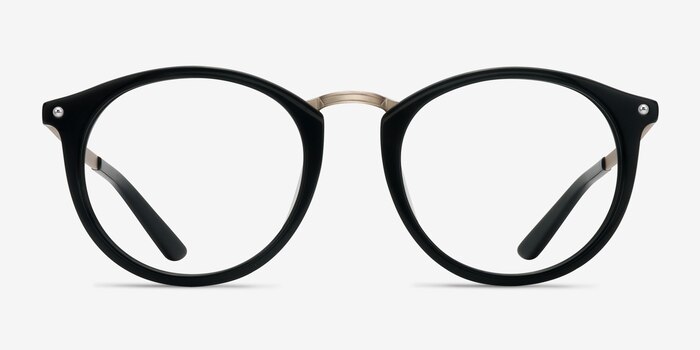 La Femme Noir Acétate Montures de lunettes de vue d'EyeBuyDirect