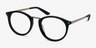 La Femme Noir AcétateMontures de lunettes de vue d'EyeBuyDirect, Vue d'Angle