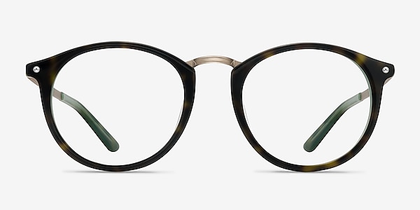 La Femme Tortoise Green Acetate Eyeglass Frames