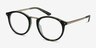 La Femme Tortoise Green AcétateMontures de lunettes de vue d'EyeBuyDirect, Vue d'Angle