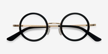 Black Roaring -  Vintage Acetate Eyeglasses