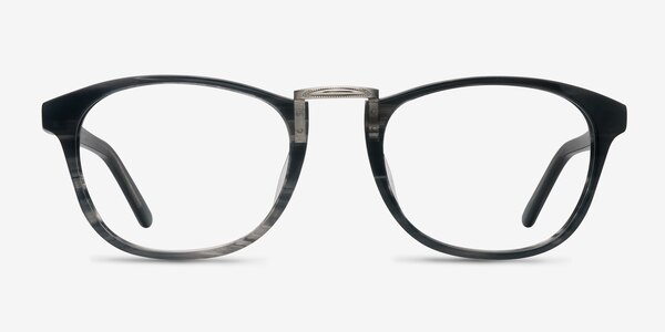 Tomorrow Gray Striped Acetate Eyeglass Frames