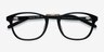 Tomorrow Black AcetateEyeglass Frames from EyeBuyDirect, Closed View