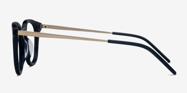Vendome Navy AcetateEyeglass Frames from EyeBuyDirect, Side View