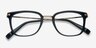 Audacity Black AcetateEyeglass Frames from EyeBuyDirect, Closed View