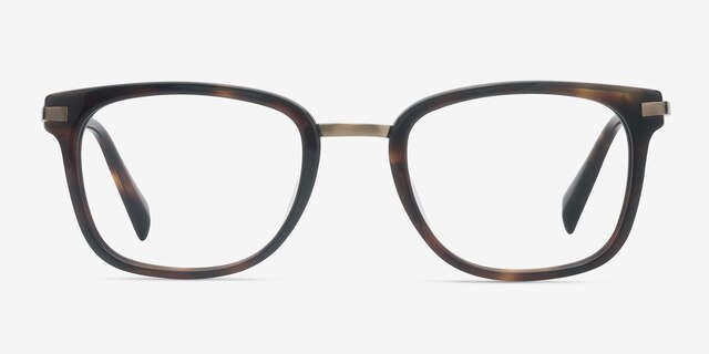 Audacity Dark Tortoise AcetateEyeglass Frames from EyeBuyDirect, Front View